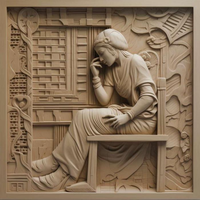 نموذج ثلاثي الأبعاد لآلة CNC 3D Art 